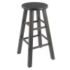 Element 2-Pc Square Leg Counter Stools, Oyster Gray