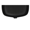 Cast Iron Grill Pan BBQ Skillet Wooden Handle