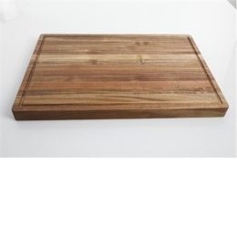 Gibson Kenmore Kenosha 24 in X 16 in Acacia Wood Cutting Board with Groove Handles